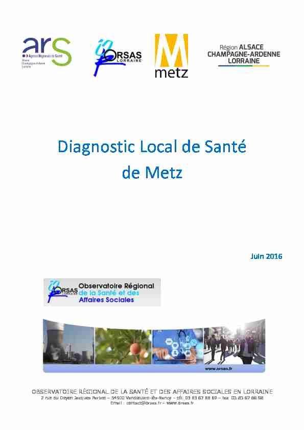 Diagnostic Local de Santé de Metz