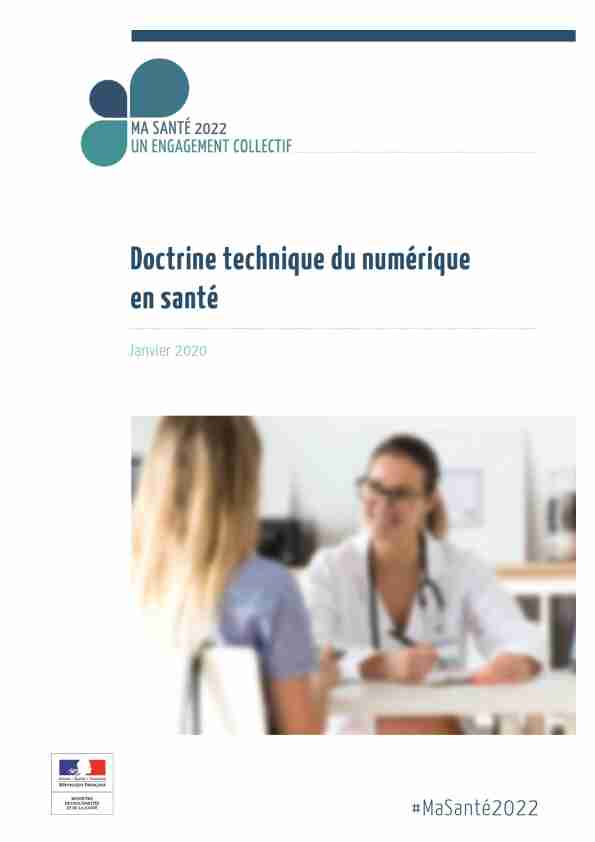 Doctrine technique du numérique en santé