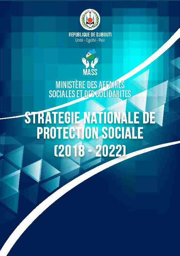 STRATEGIE NATIONALE DE PROTECTION SOCIALE (2018 - 2022