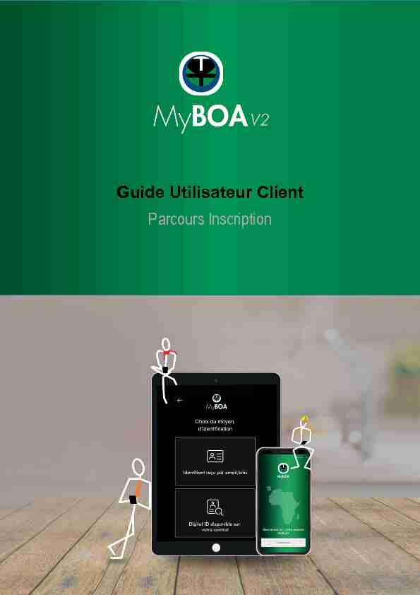 Guide dutilisateur MyBOA V2 - Inscription V110521