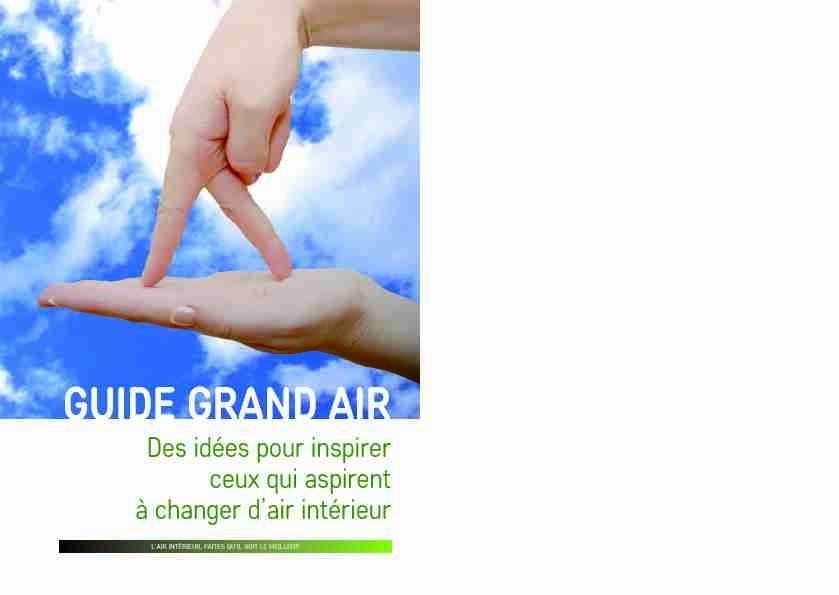 guide « Grand air