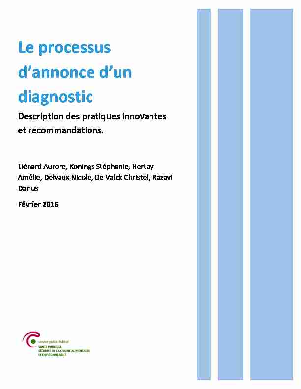 Le#processus# dannonce#dun# diagnostic##