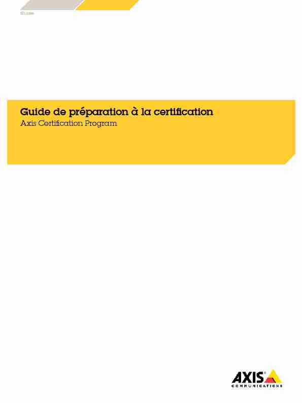 Guide de préparation à la certification