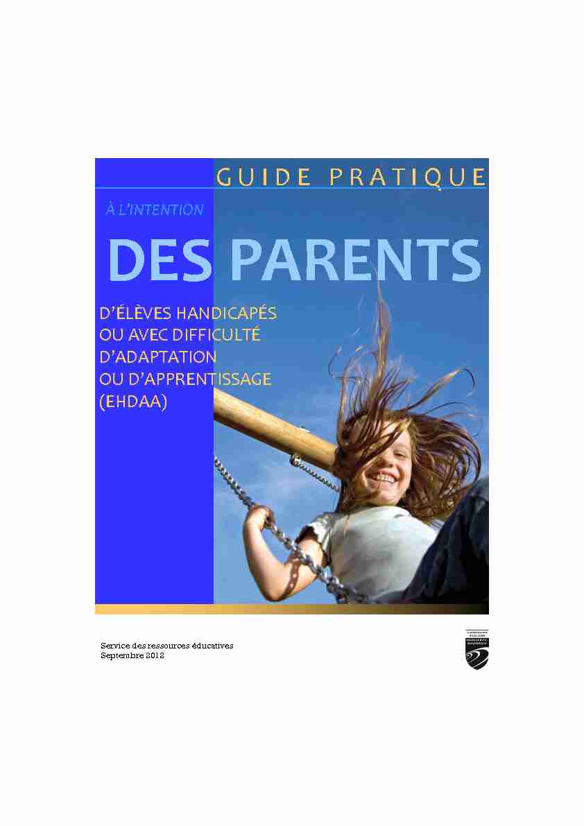 Guide des parents 13-14