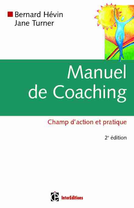 [PDF] Manuel de coaching - livre gratuit