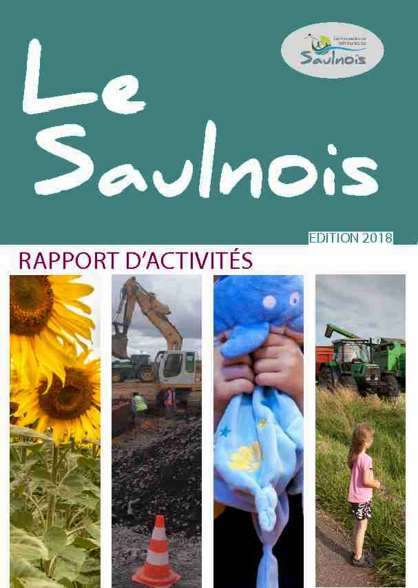 [PDF] RAPPORT DLACTIVITÉS - Communauté de Communes du Saulnois