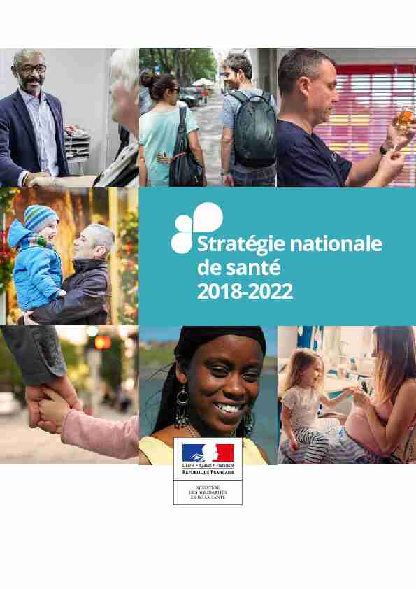Stratégie nationale de santé 2018-2022
