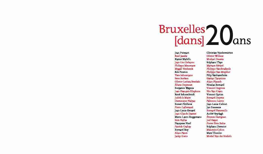 [PDF] Bruxelles - Perspectivebrussels