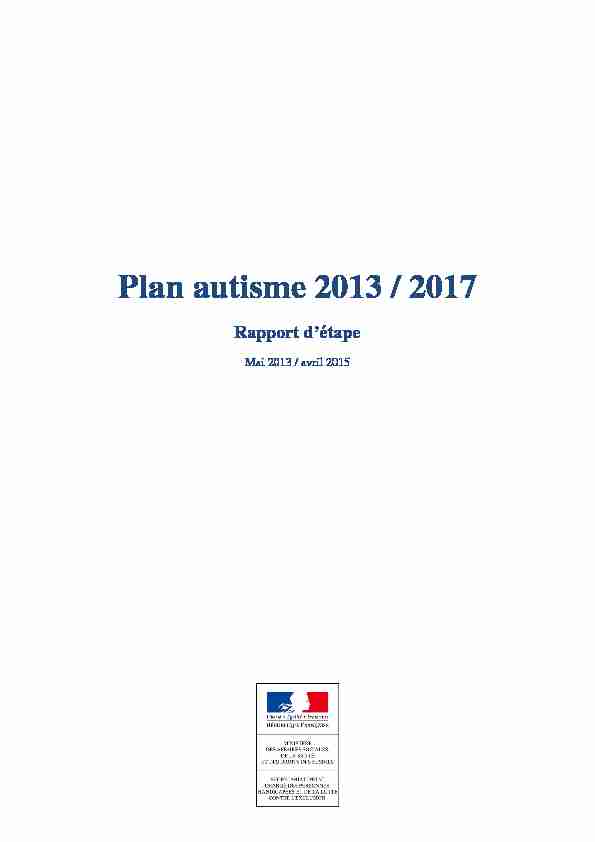 Plan autisme 2013 / 2017