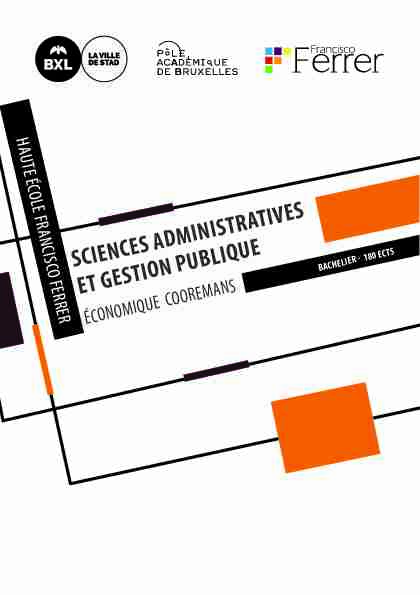 [PDF] SCIENCES ADMINISTRATIVES ET GESTION PUBLIQUE - HEFF