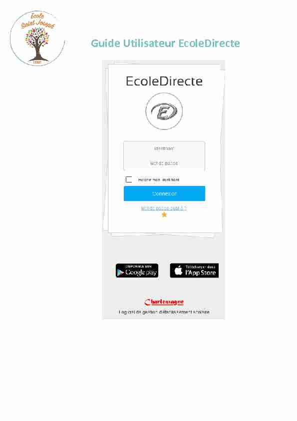Guide Utilisateur EcoleDirecte
