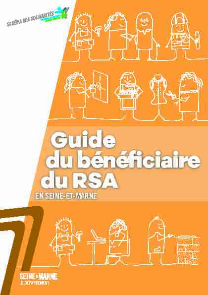 Guide du bénéficiaire du RSA
