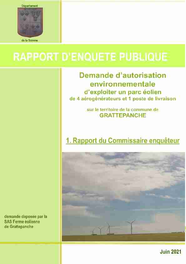Rapport denquête publique n° E21000007/80