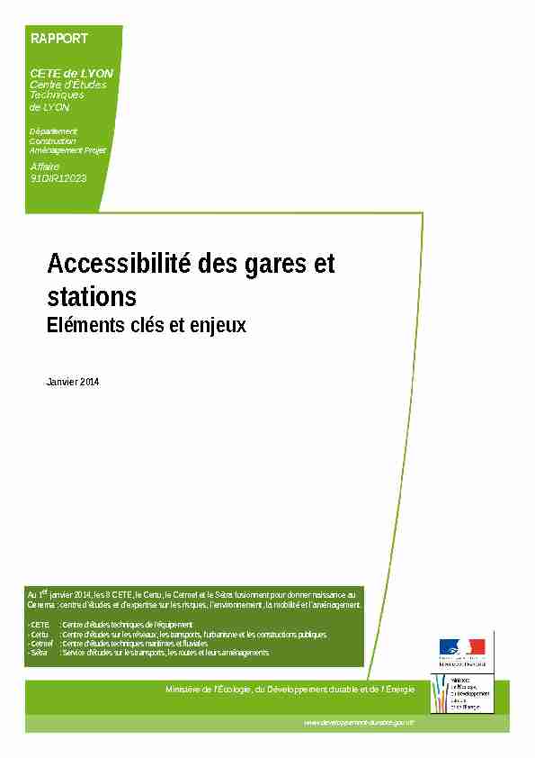Gares du Grand Paris et accessibilite