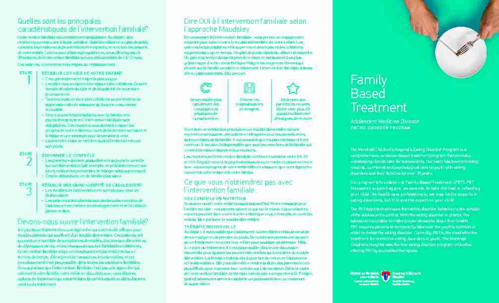 Family Based Treatment
