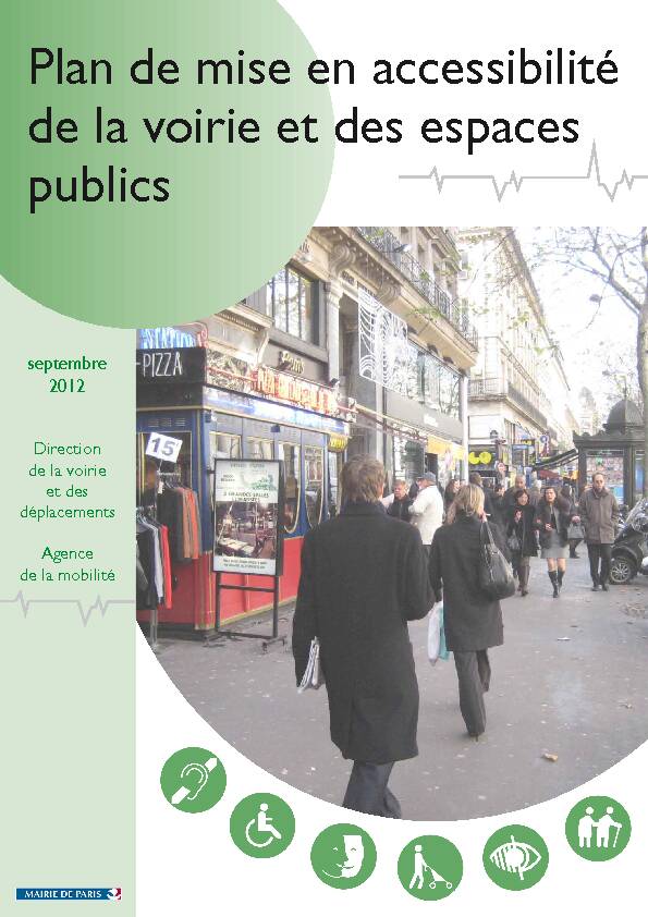 Plan de mise en accessibilité de la voirie et des espaces publics