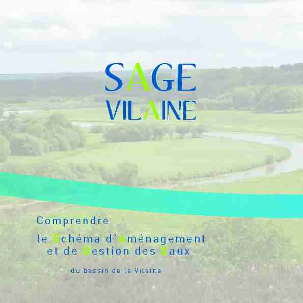 SAGE - EPTB-Vilaine
