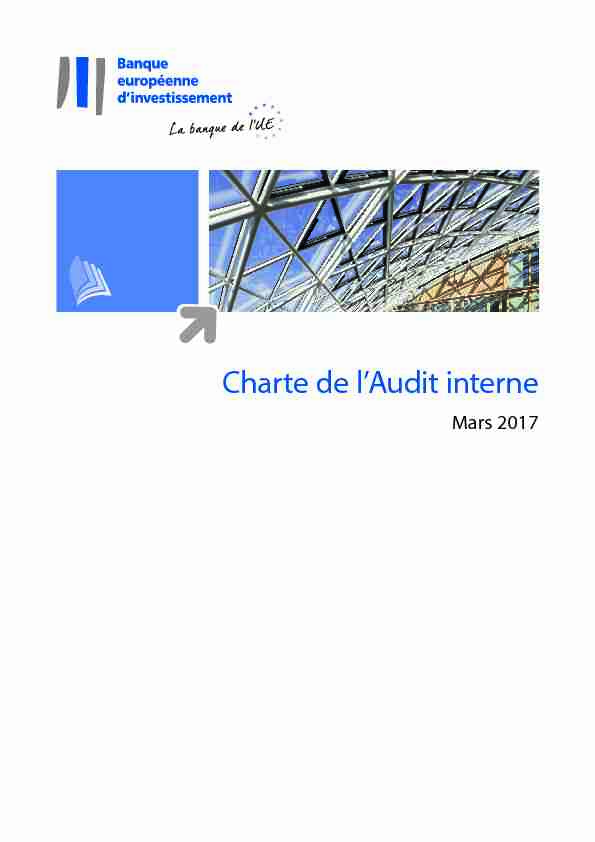 Charte de l'Audit interne