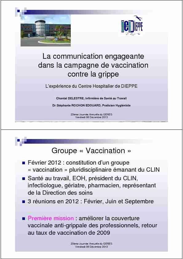 Groupe « Vaccination »