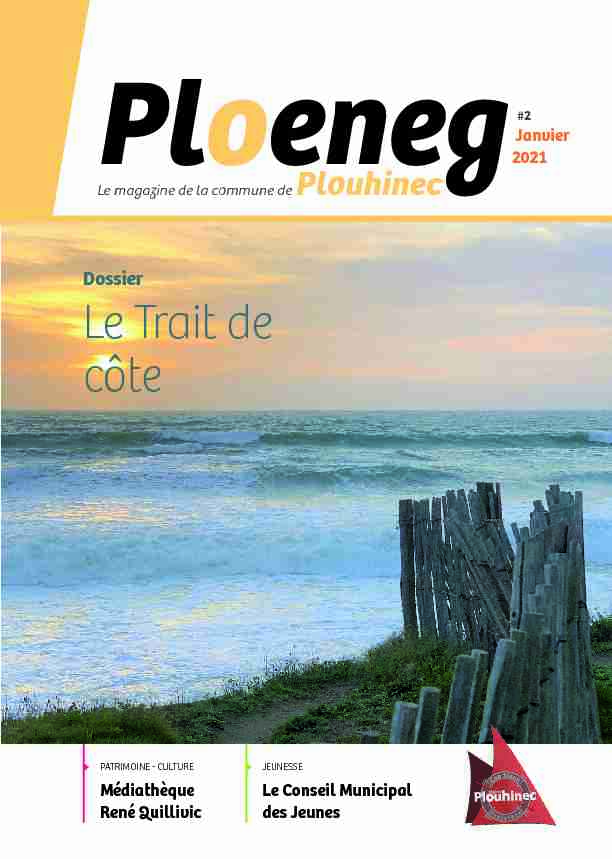 [PDF] Ploeneg   janvier 2021 - Mairie de Plouhinec, Finistère