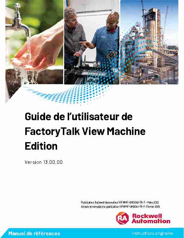 FactoryTalk View Machine Edition Users Guide
