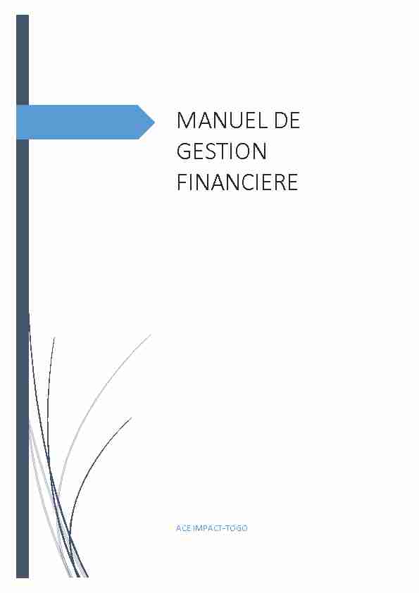 MANUEL DE GESTION FINANCIERE