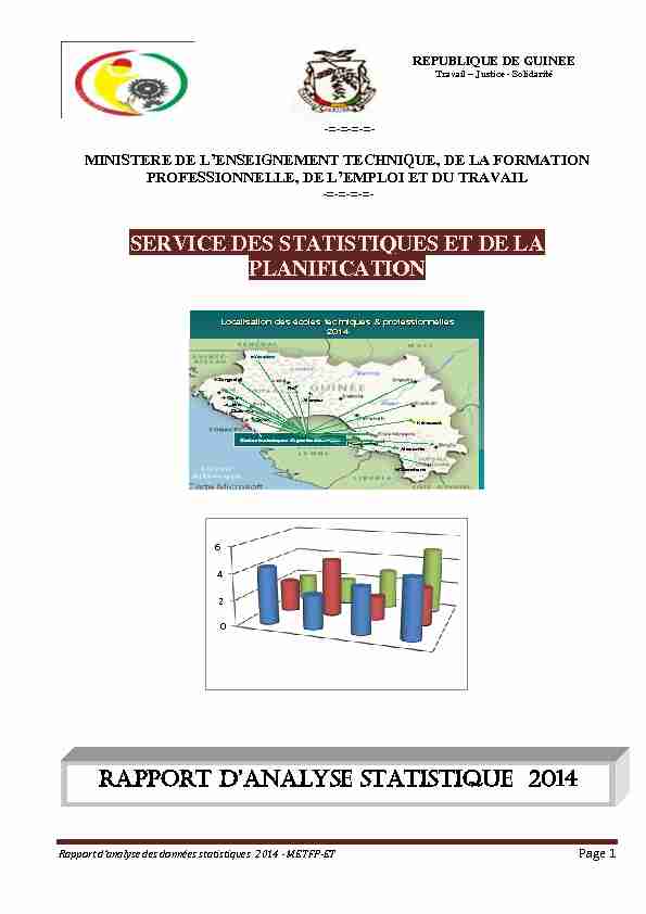 SERVICE DES STATISTIQUES ET DE LA PLANIFICATION
