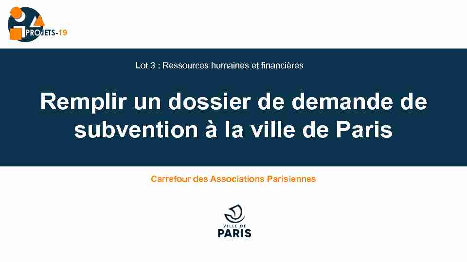 Remplir un dossier de demande de subvention à la ville de Paris.pptx