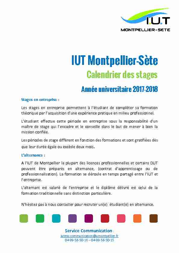 IUT Montpellier-Sète