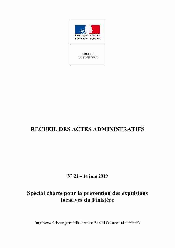Spécial charte pour la prévention des expulsions locatives du Finistère