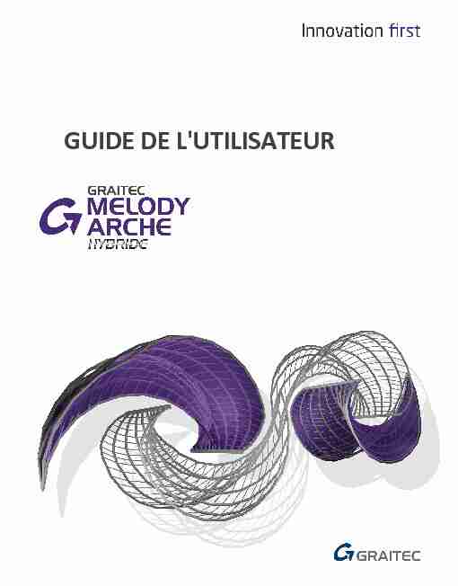 Arche – Melody - Guide de lutilisateur