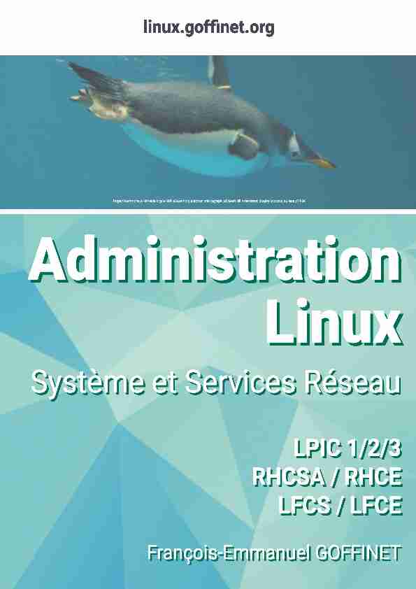[PDF] Administration Linux - Association INFOTHEMA