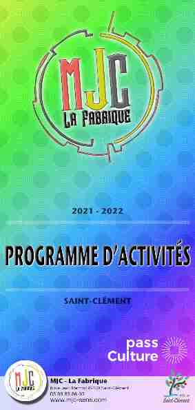 Programme 2021-2022 RVB