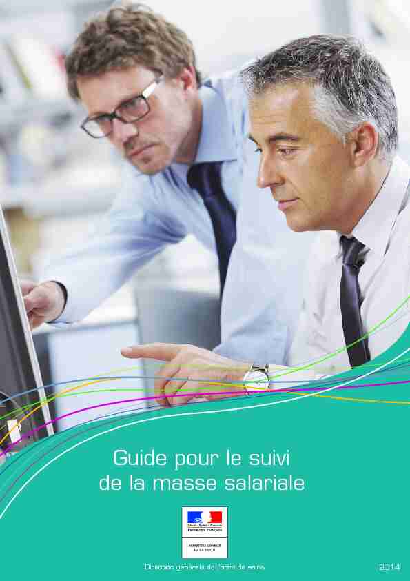 [PDF] Guide pour le suivi de la masse salariale - Ministère des Solidarités