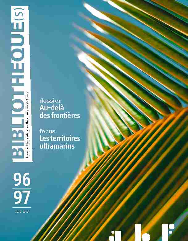 Bibliothèque(s) #96-97 juin 2019