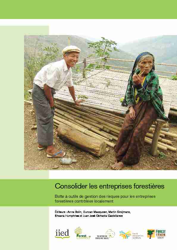 Consolider les entreprises forestières