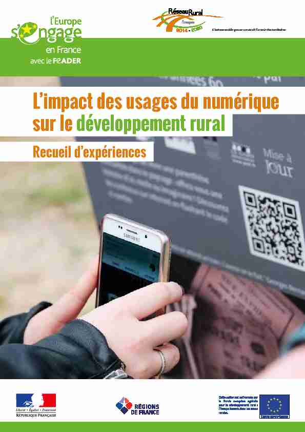[PDF] Limpact des usages du numérique sur le développement rural