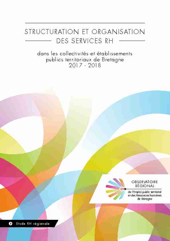 [PDF] STRUCTURATION ET ORGANISATION DES SERVICES RH