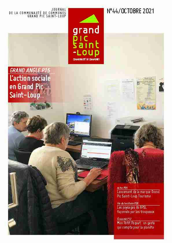Laction sociale en Grand Pic Saint-Loup