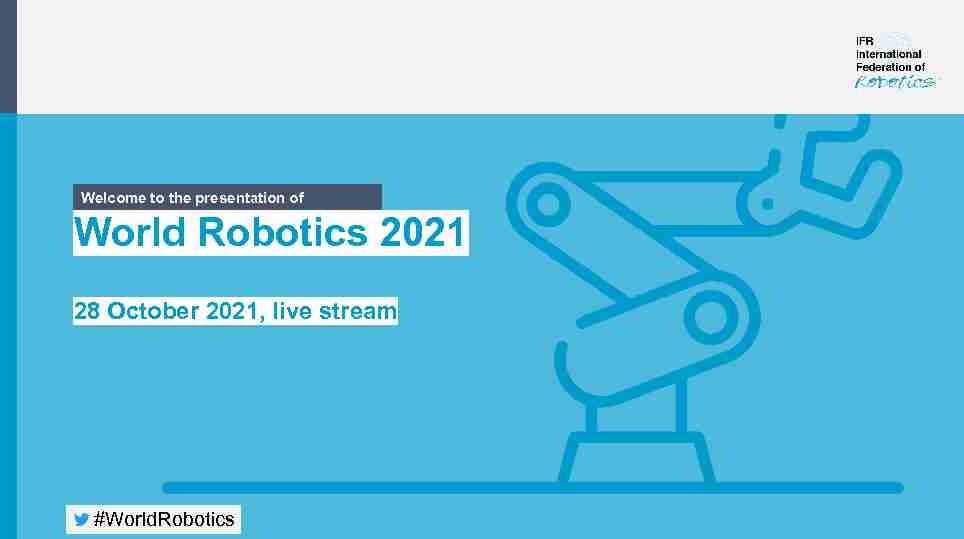 World Robotics 2021