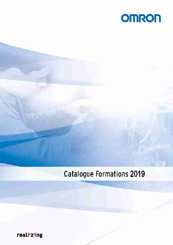 Catalogue Formations 2019