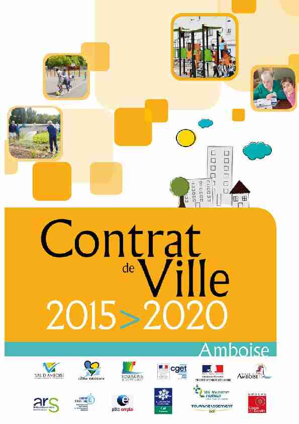 Amboise - Contrat de Ville 2015-2020