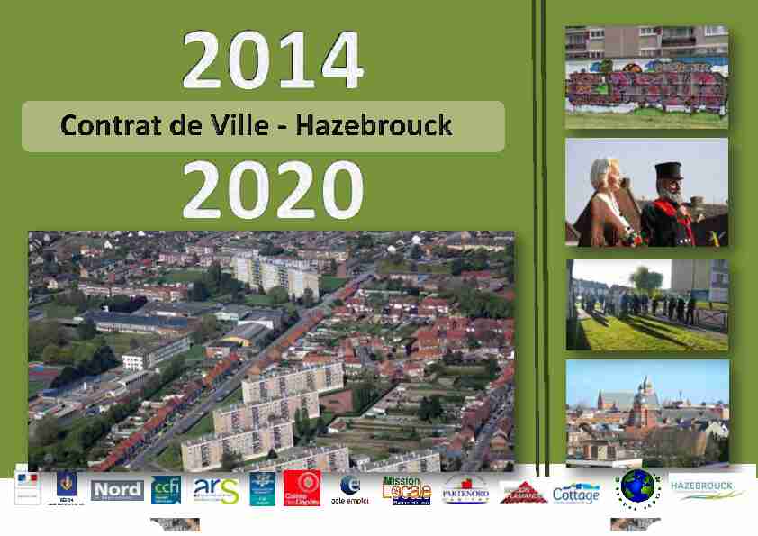 Contrat de Ville 2014 – 2020 – Ville dHazebrouck – Réalisation et
