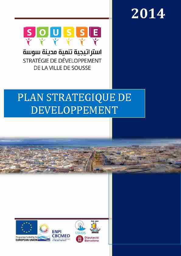 Stratégie de Développement de la Ville de Sousse