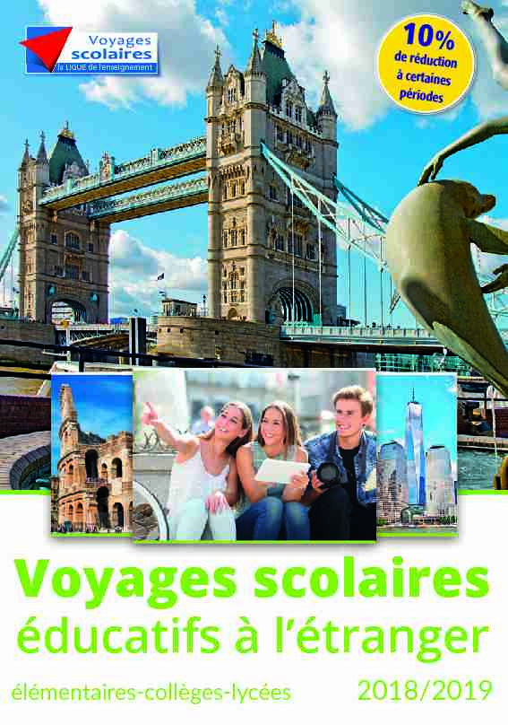 Voyages scolaires