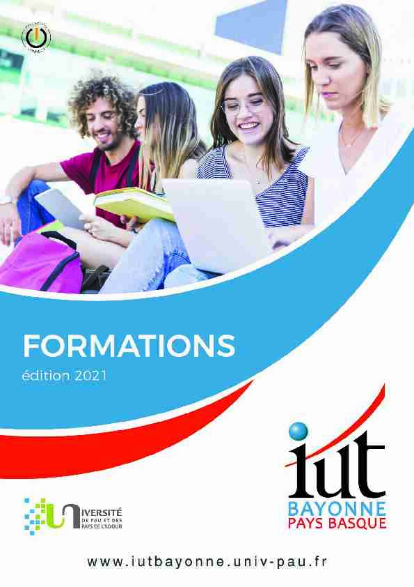 [PDF] iut-bayonne-livret-formations-2021pdf