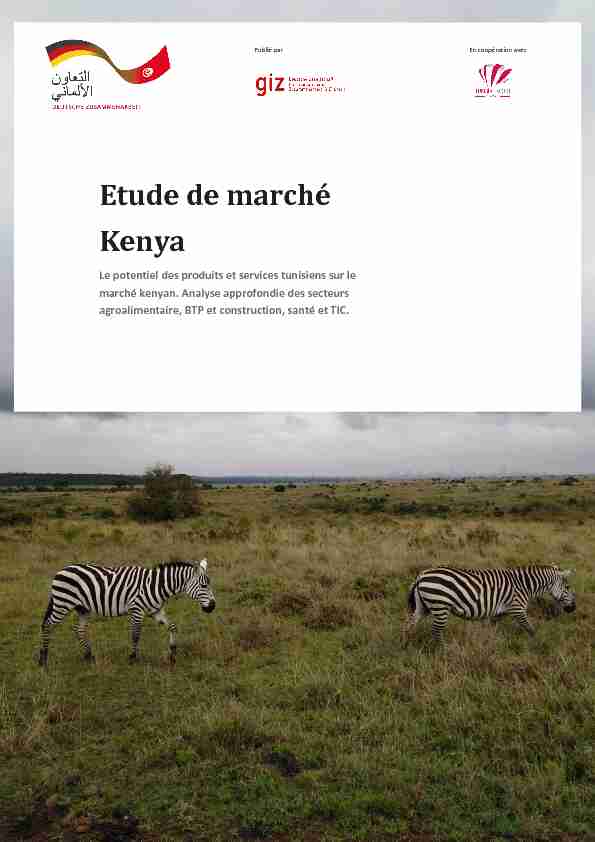 ETUDE DE MARCHE : KENYA