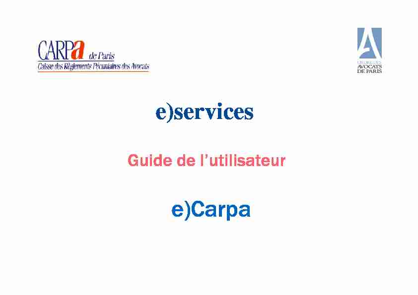 e)services