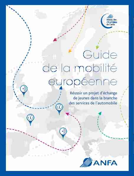[PDF] Guide de la mobilité européenne - ANFA