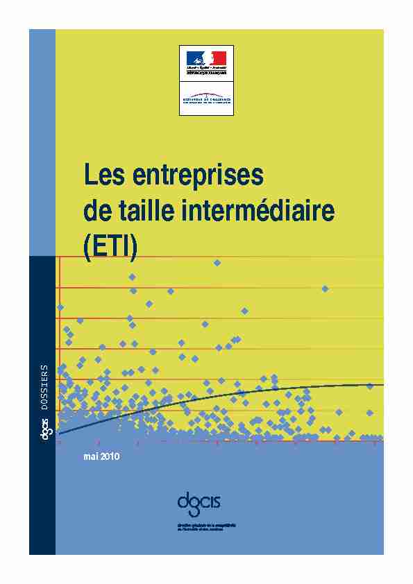 Les entreprises de taille intermédiaire (ETI)